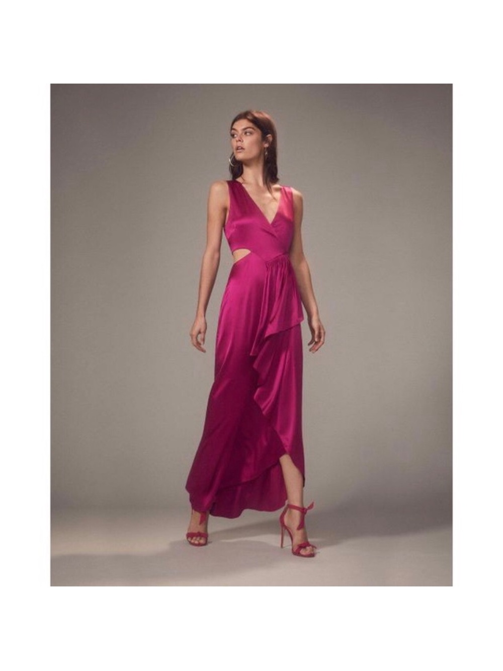 A.L.C. Cantor Dress in Magenta